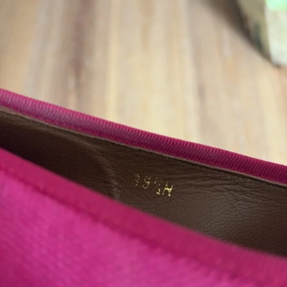 Margaux Pink Pointed Toe Bow Flats - Picture 6 of 6